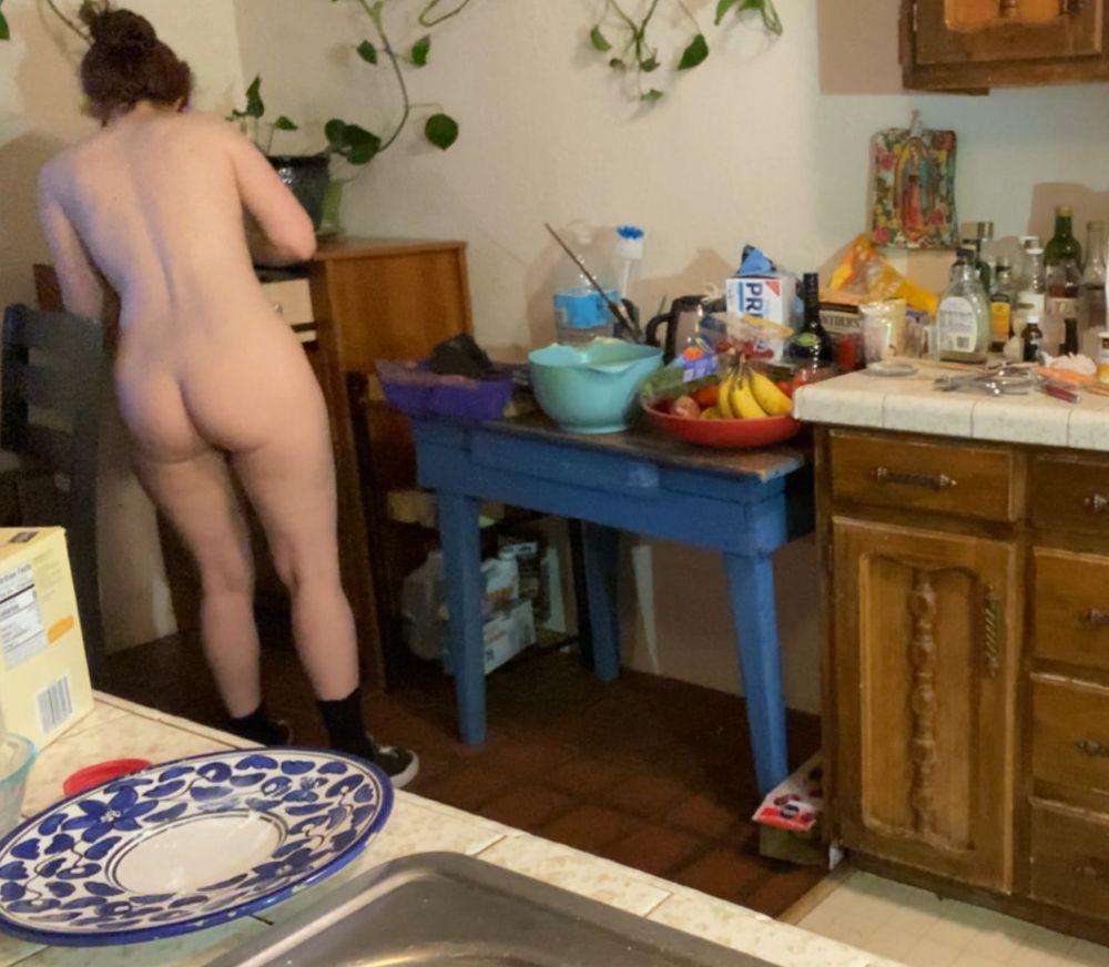 Episode 87 Ginger PearTart is Naked in the Kitchen #19