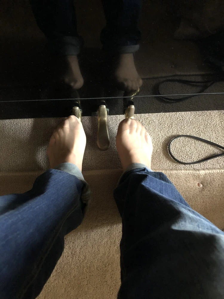 My pantyhose foot #4
