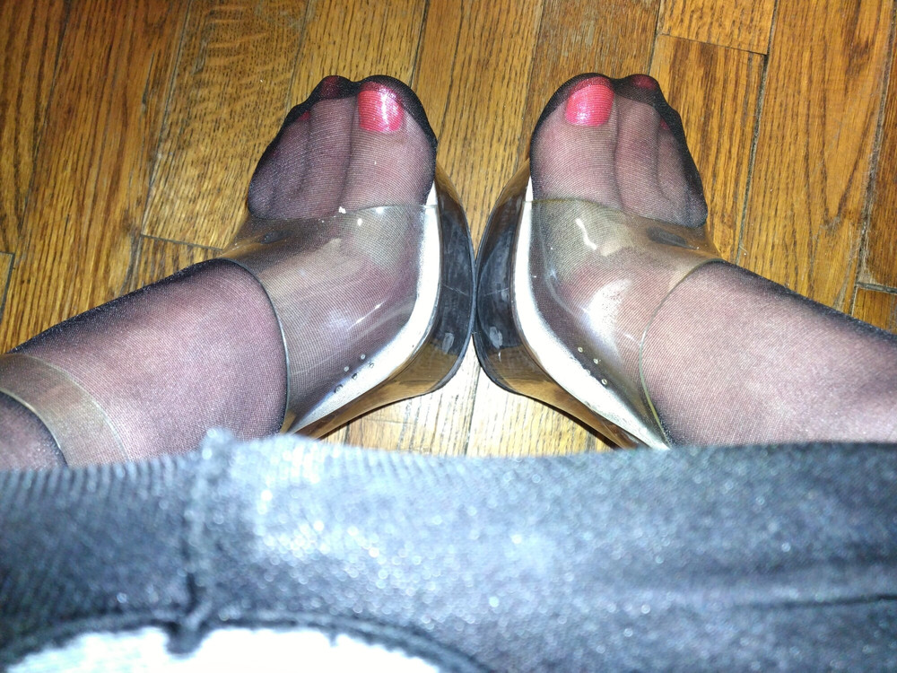 Crossdressing in pantyhose  #28