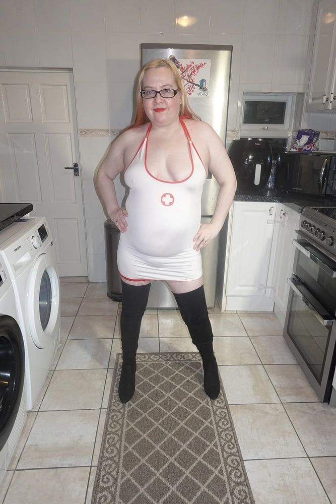 Naughty Nurse in Thigh Boots #2