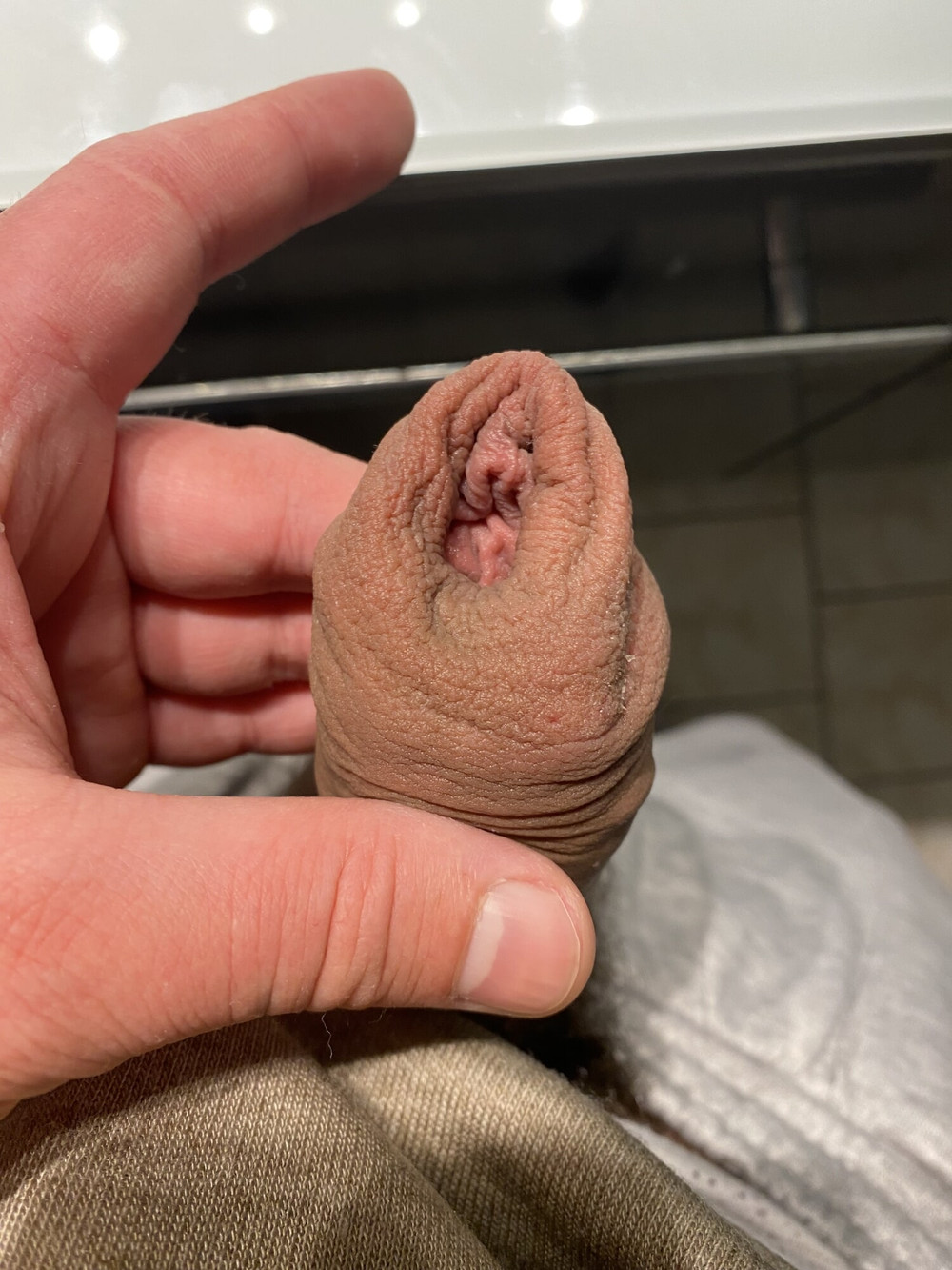 extreme stretching foreskin #8