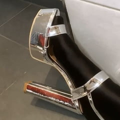 Silver Heels, Black Spandex