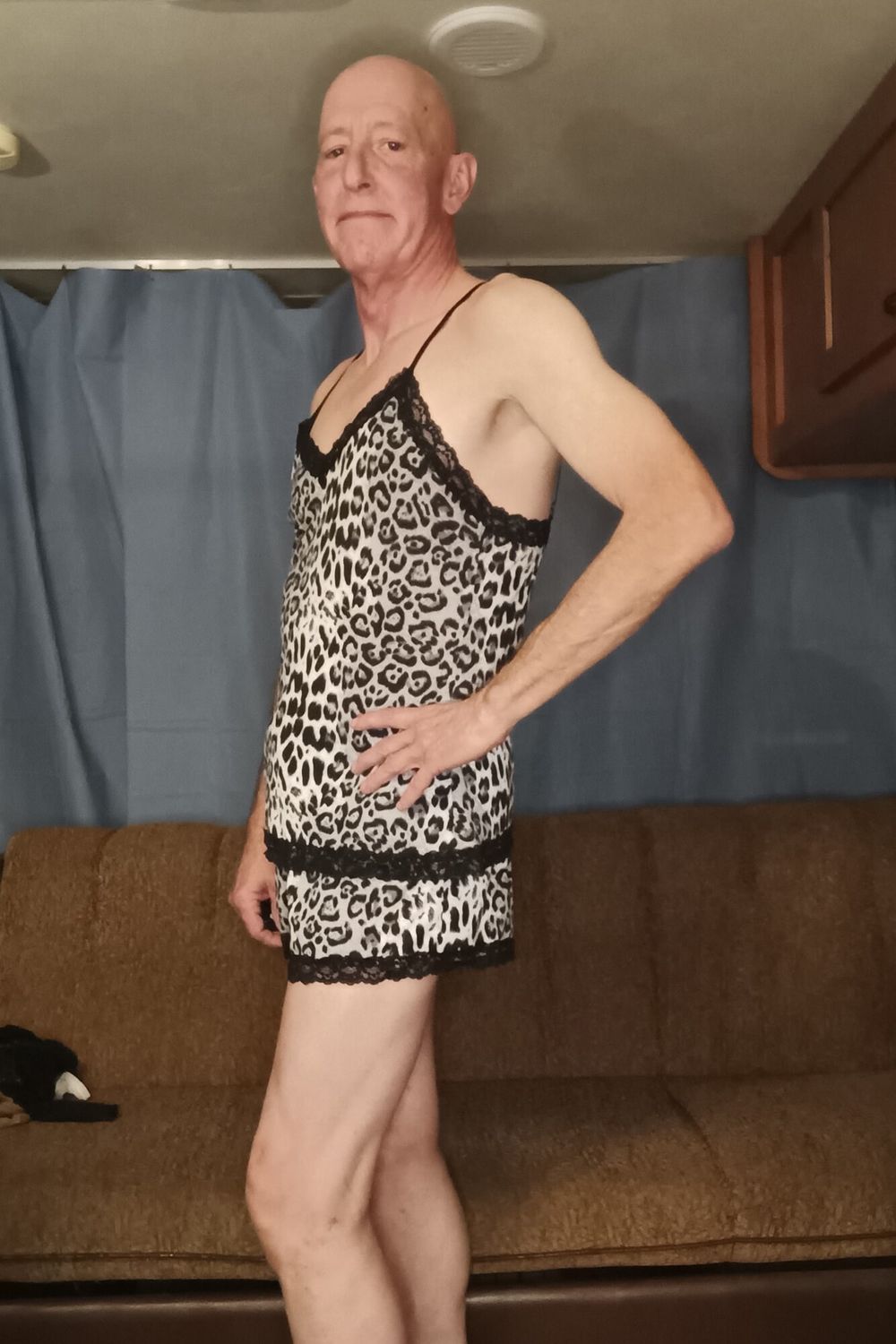 Faggot Andrew Brown Modelling Nighties #6