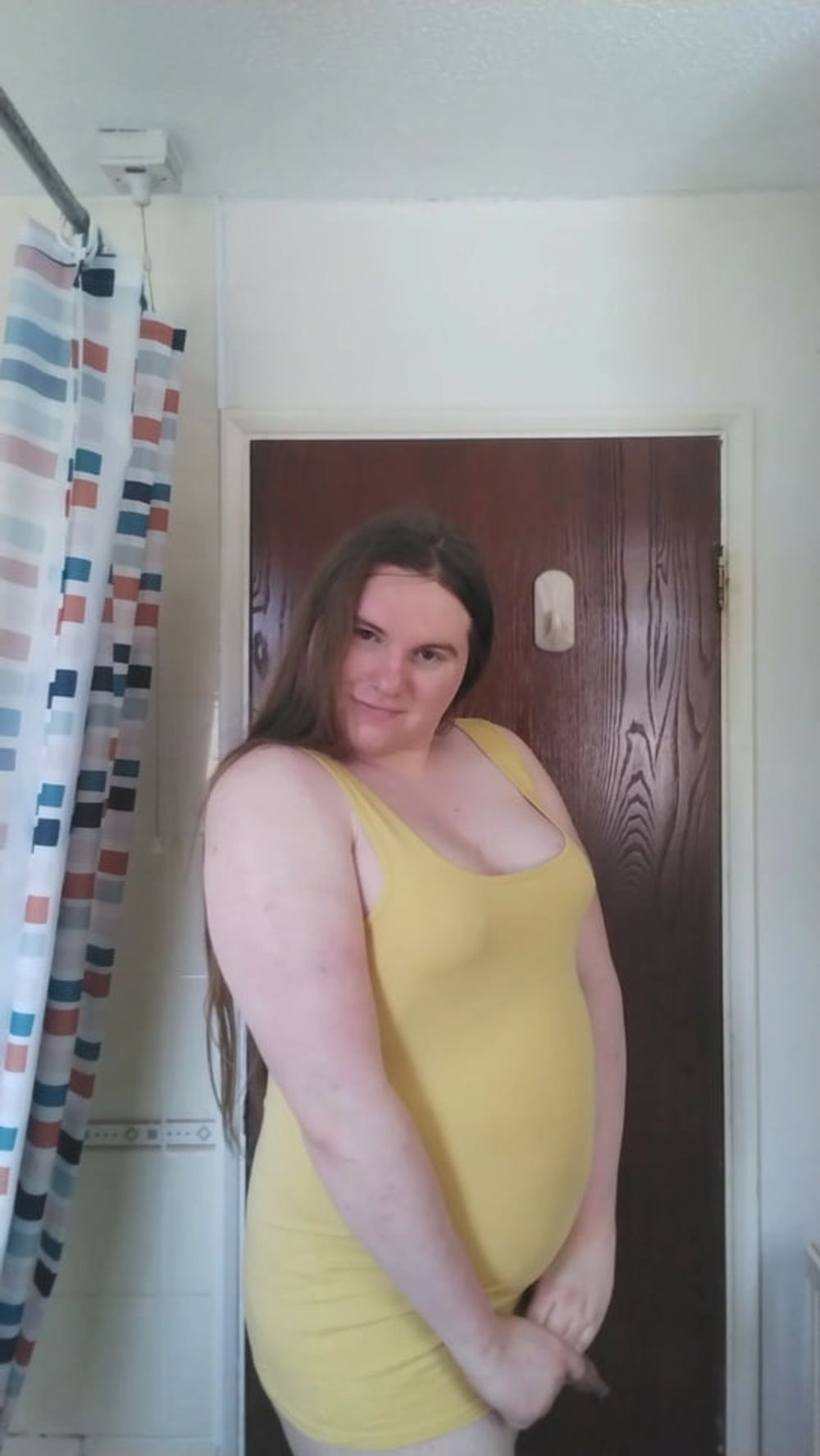 My sexy yellow vest top  #8