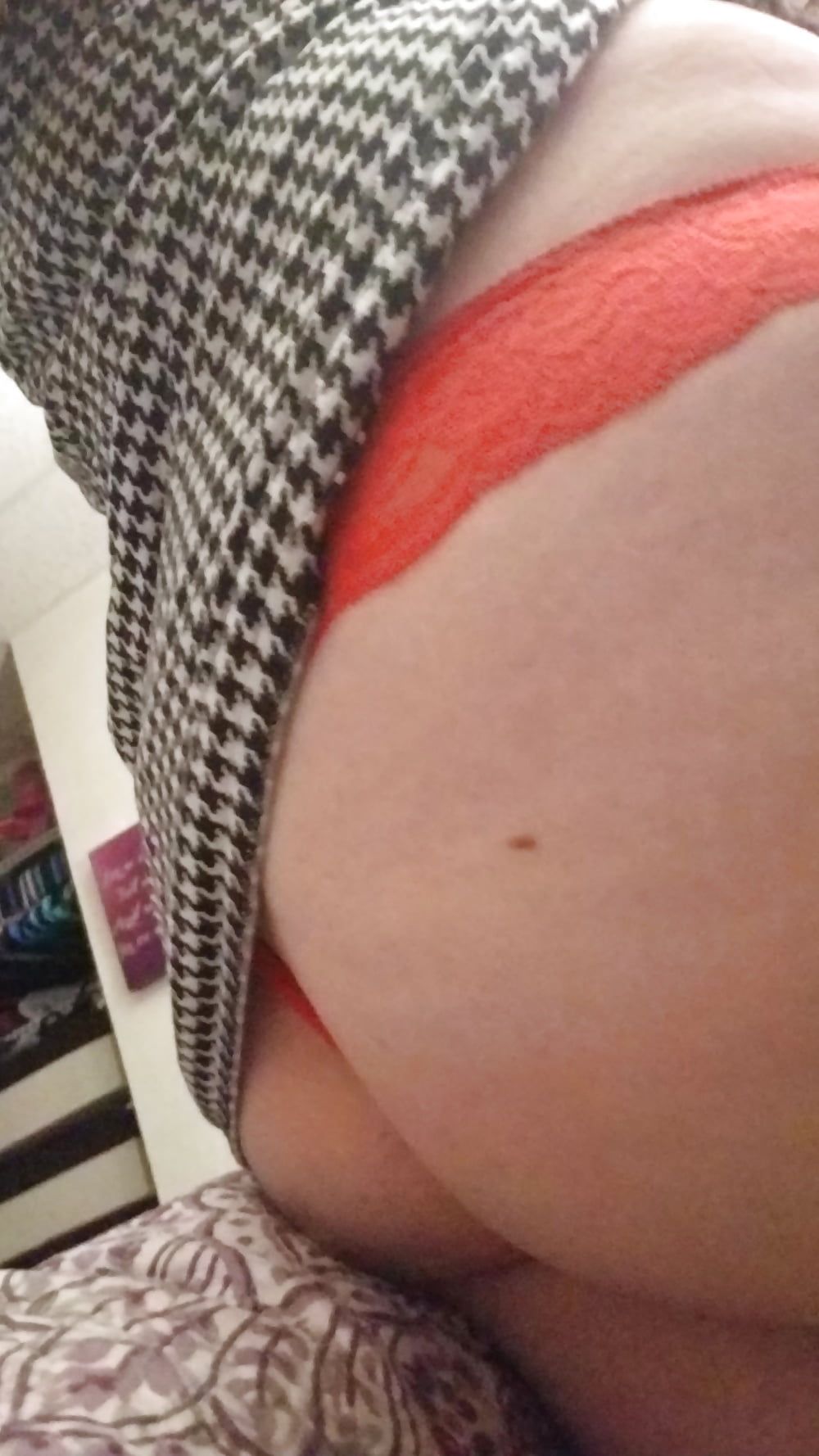 Wife's ass in thong... special request for my 1st & favorite #5