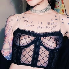 Black lingerie 