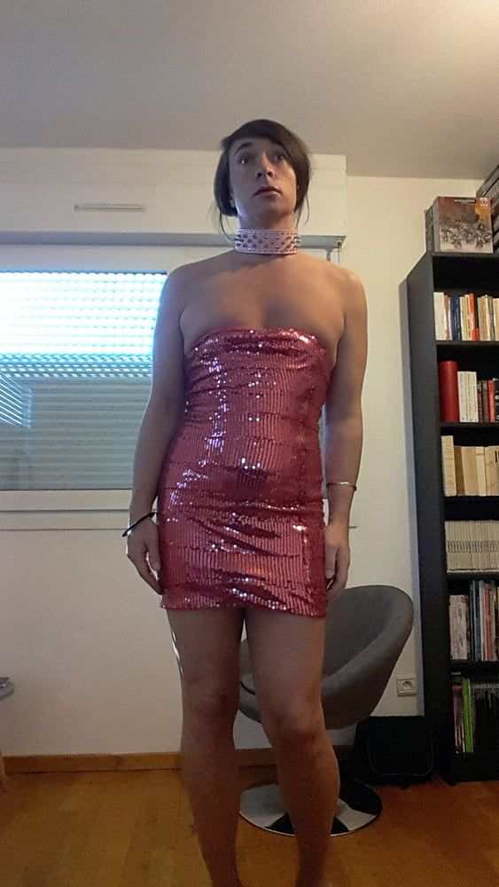 Tygra babe in her new pink dress. #24
