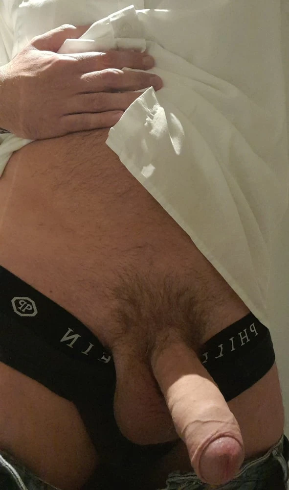 Showing off my dick and ass on a public toilet #26
