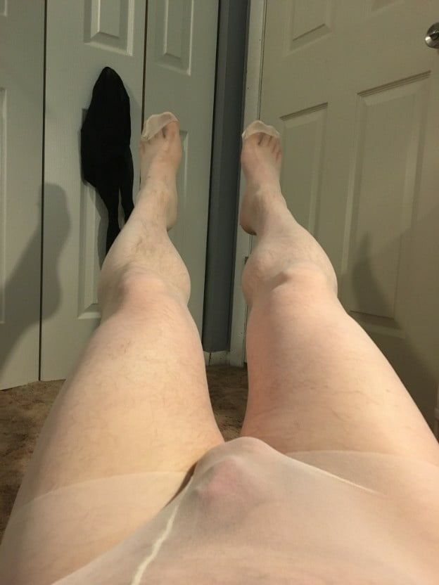 Me in White Pantyhose #3