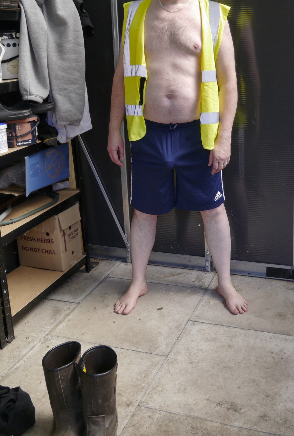 Older workie in his work gear #7