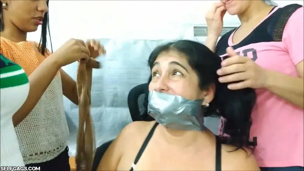 South American MILF Turned Gag Slut - Selfgags #8