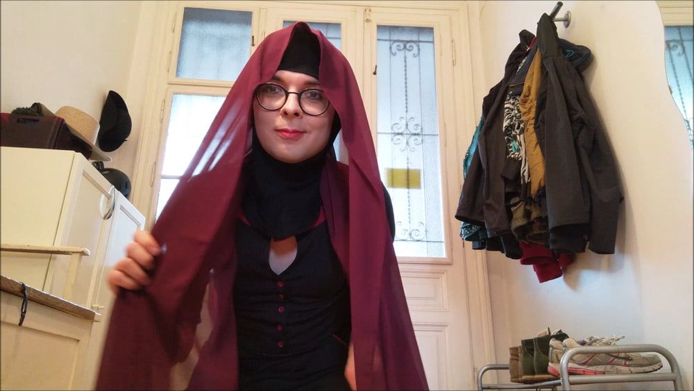 Sissy Karoline wearing hijab #16