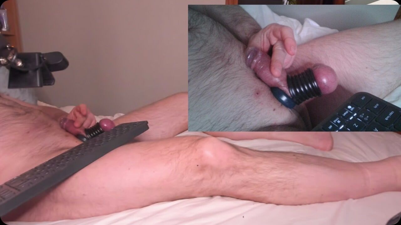 More strapped cock and balls #46