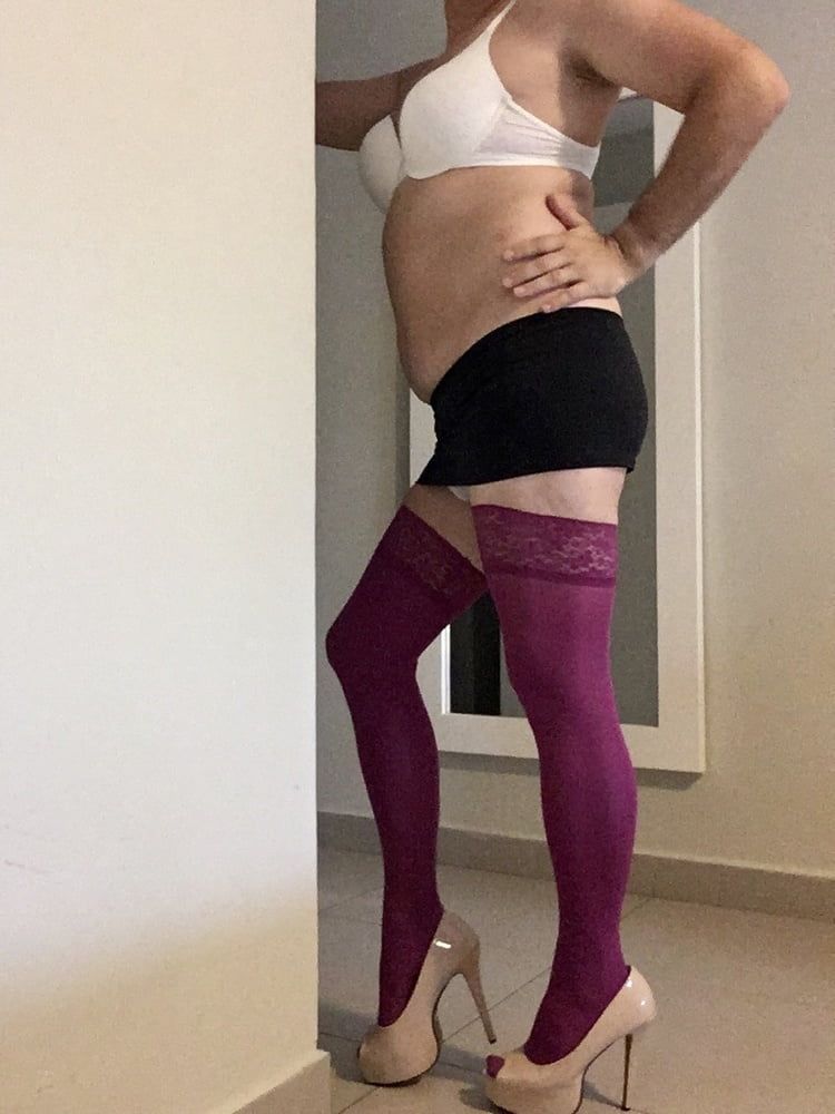 Purple Stockings #18