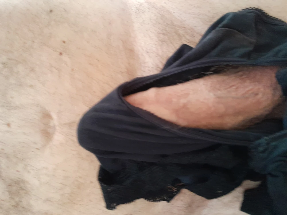 Wanking in dirty milf panties #2