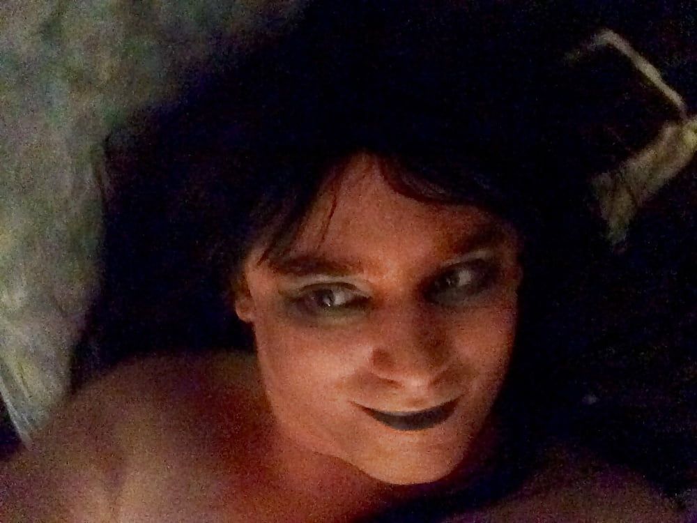Scary freaky goth sissy #10