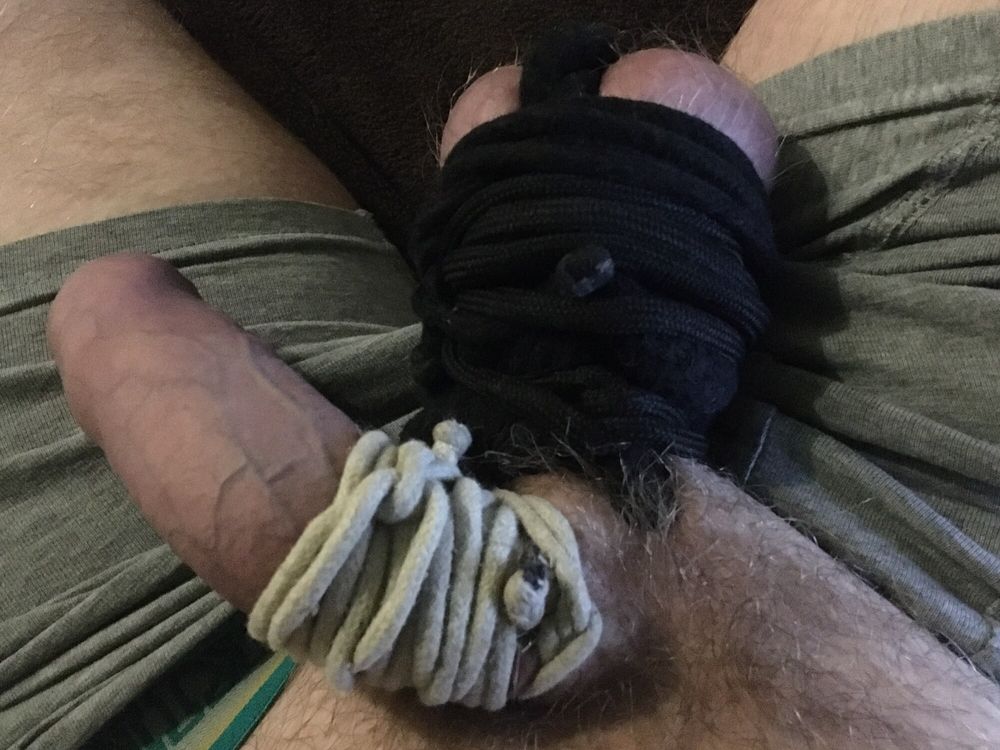 Hairy Dick And Cum Filled Balls Bound #50