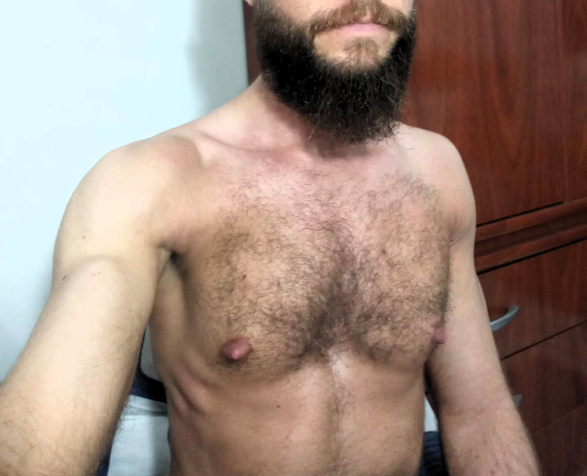 Beard, Hairy Chest and Big Nipples #11