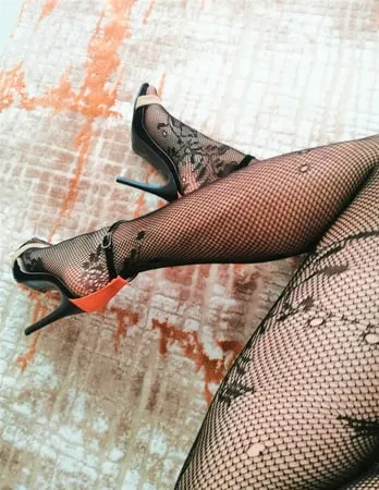 black fishnets         