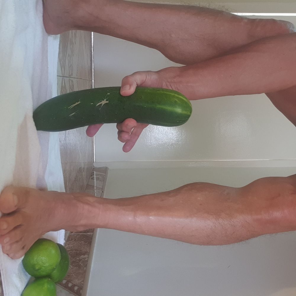 Huge veggie for anal insertion #15