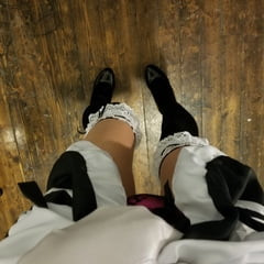 Asian Sissy Ladyboy Maid Cosplay