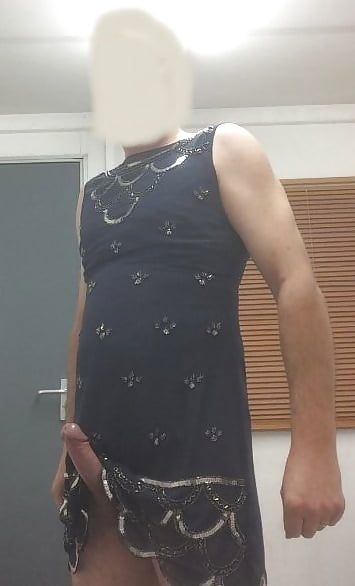 Crossdressing in a dress I found.