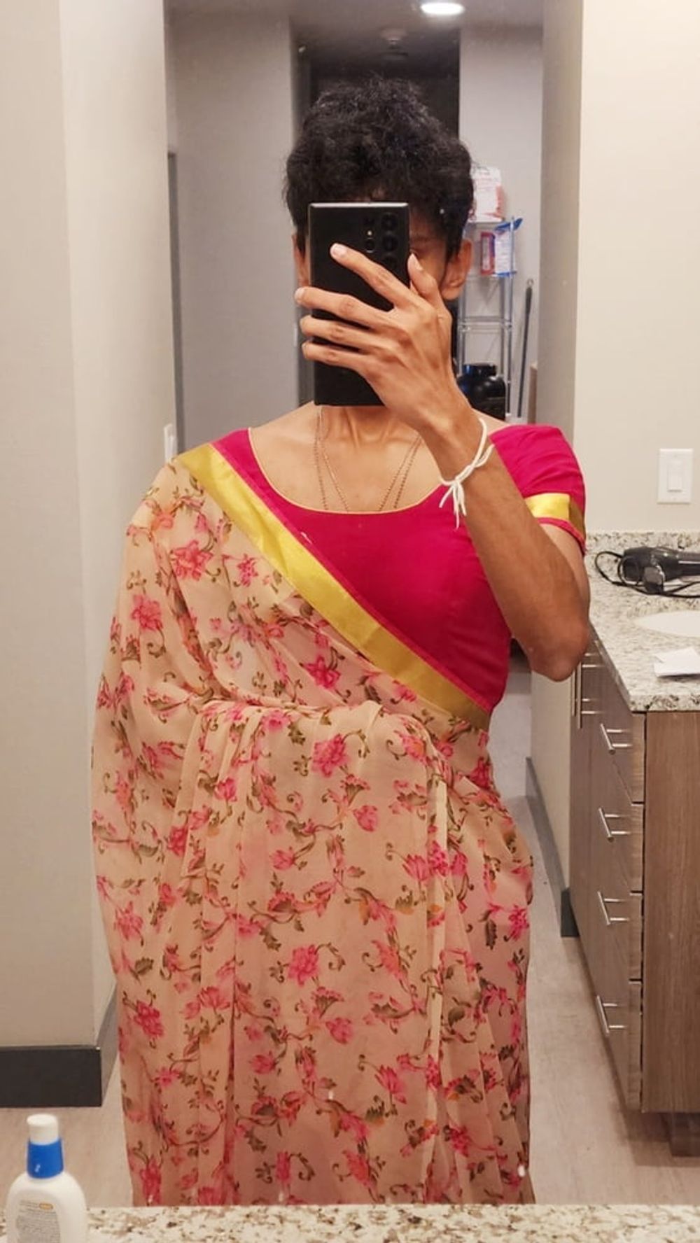 Sri Lankan Sissy In Saree #7