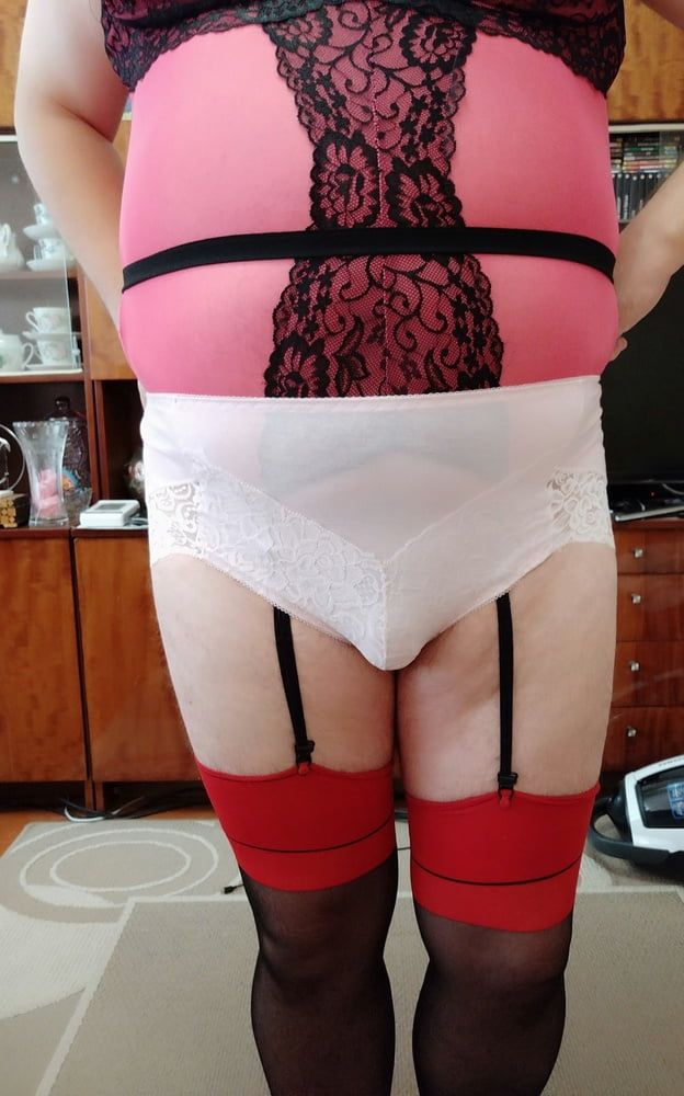 my new sexy pink corset p1 #12