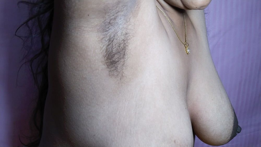 Desi Bhabhi&#039;s Hairy Armpit and Big Milky Boobs  #5