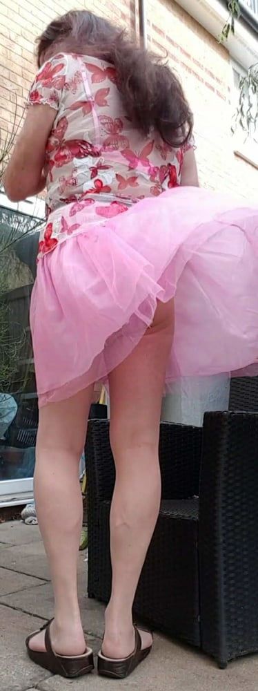 My pink tutu on a windy day #5