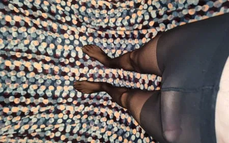 my new black pantyhose         