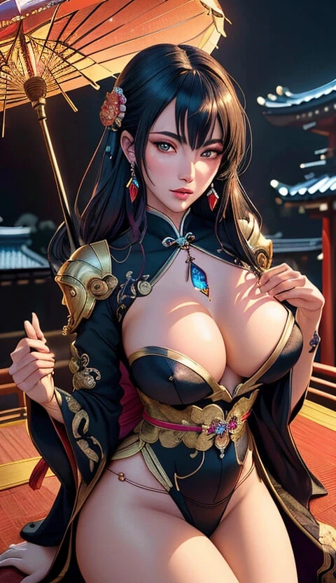 chinese temple (Ai models)