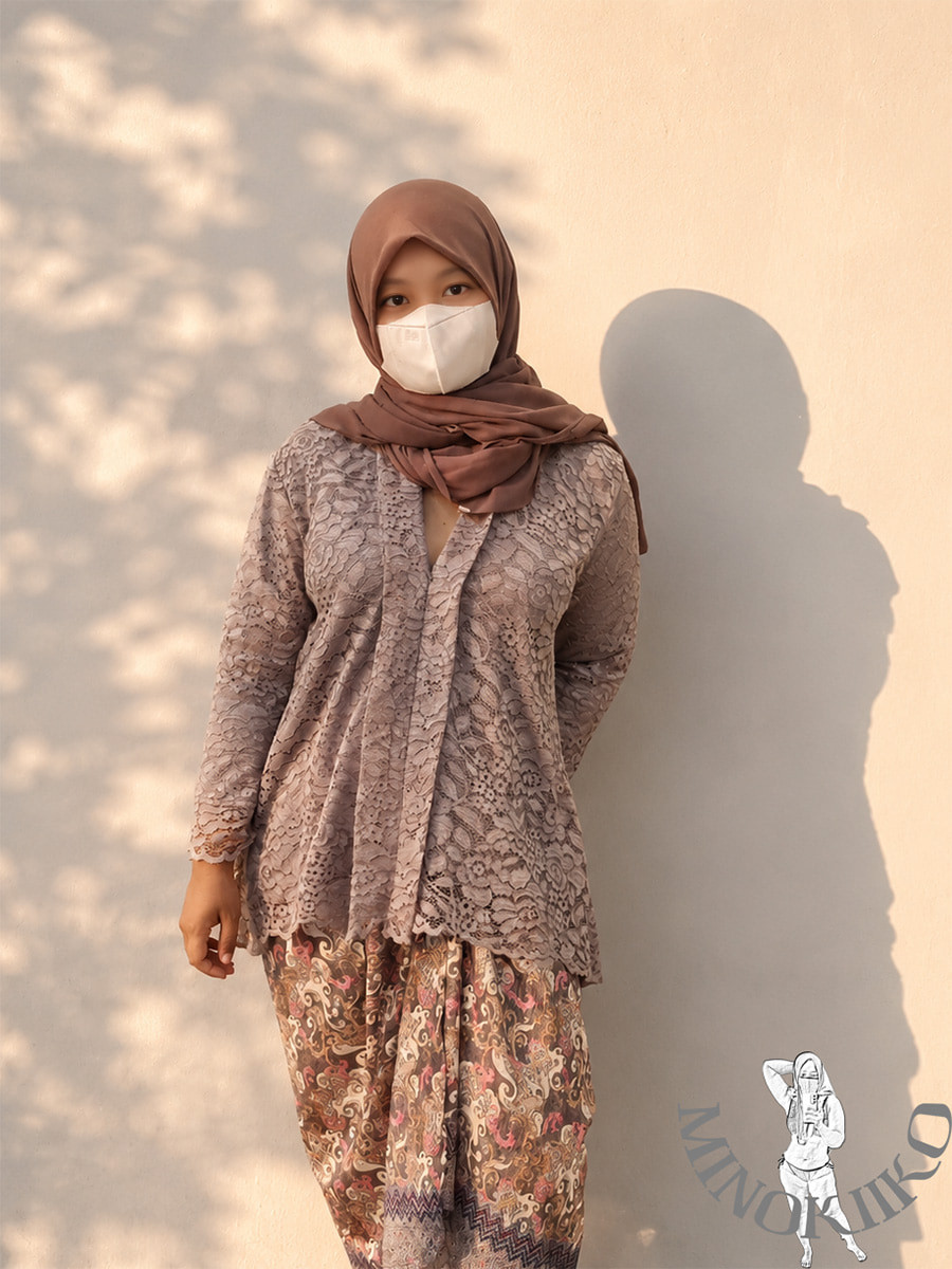 Asian Hijab Kebaya Enjoy Her Afternoon Time - Minokiiko #3