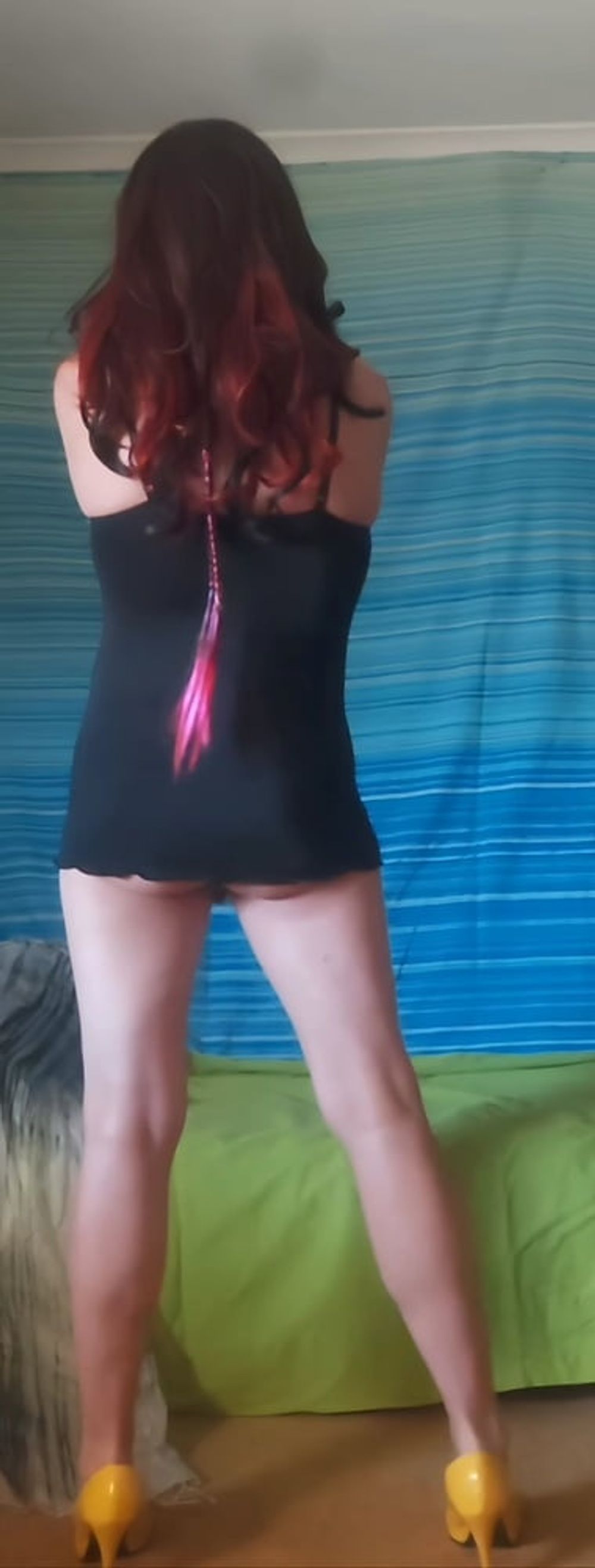 My sexy black nightdress #7