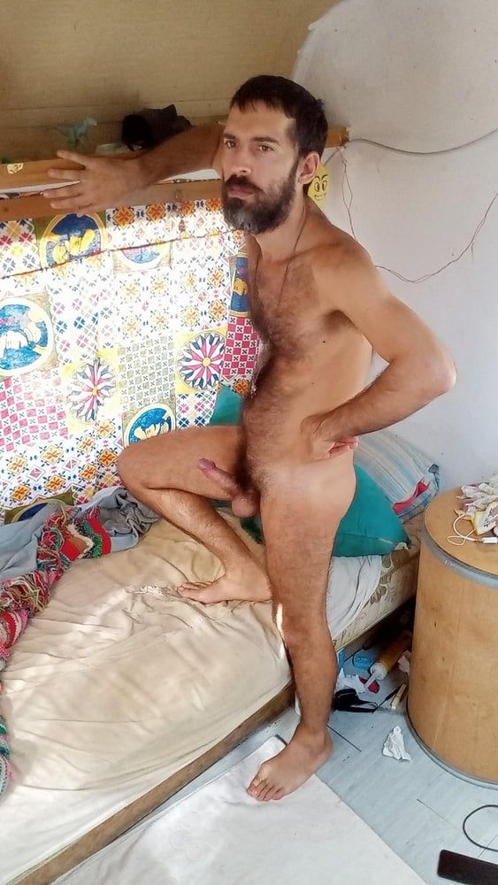 Handsome hairy man naked #22