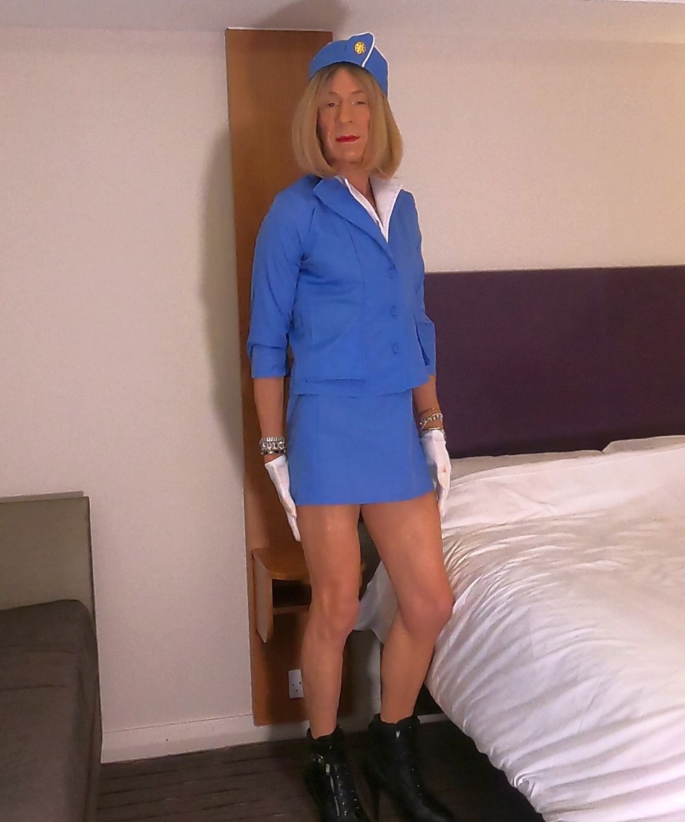 159 Alessia Travestita - Air Hostess #8