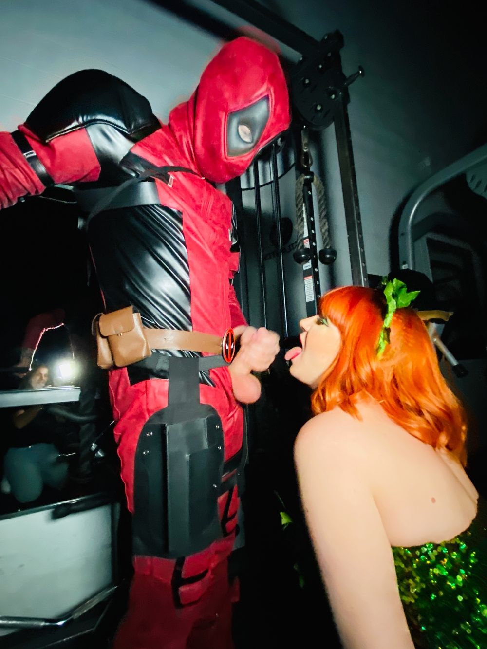 GYM LOCKER ROOM SEX with Poison Ivy &amp; Deadpool (HOT) #11