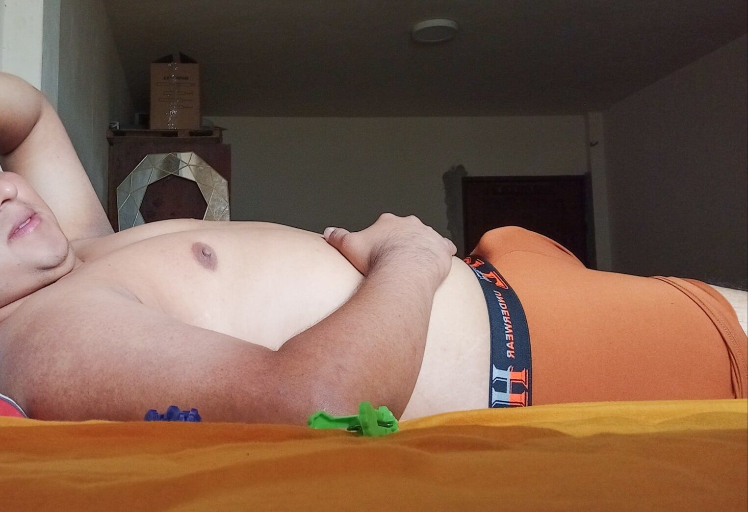 Me Lying Down and my Penis Standing - 01 (In Underwear) #3