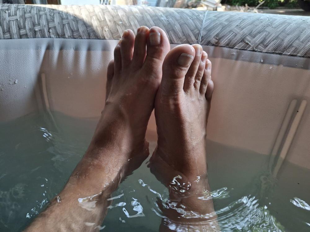Do you want to suck my soft wet toes in my hot tub!? #14
