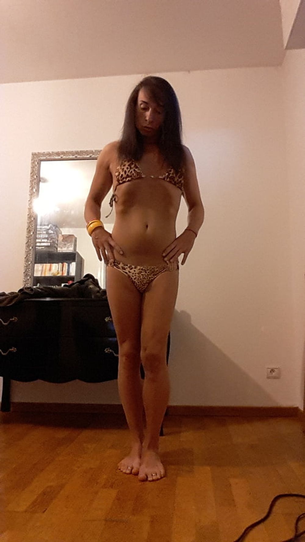 Tygra babe in leopard bikini on summer of 2019. #21