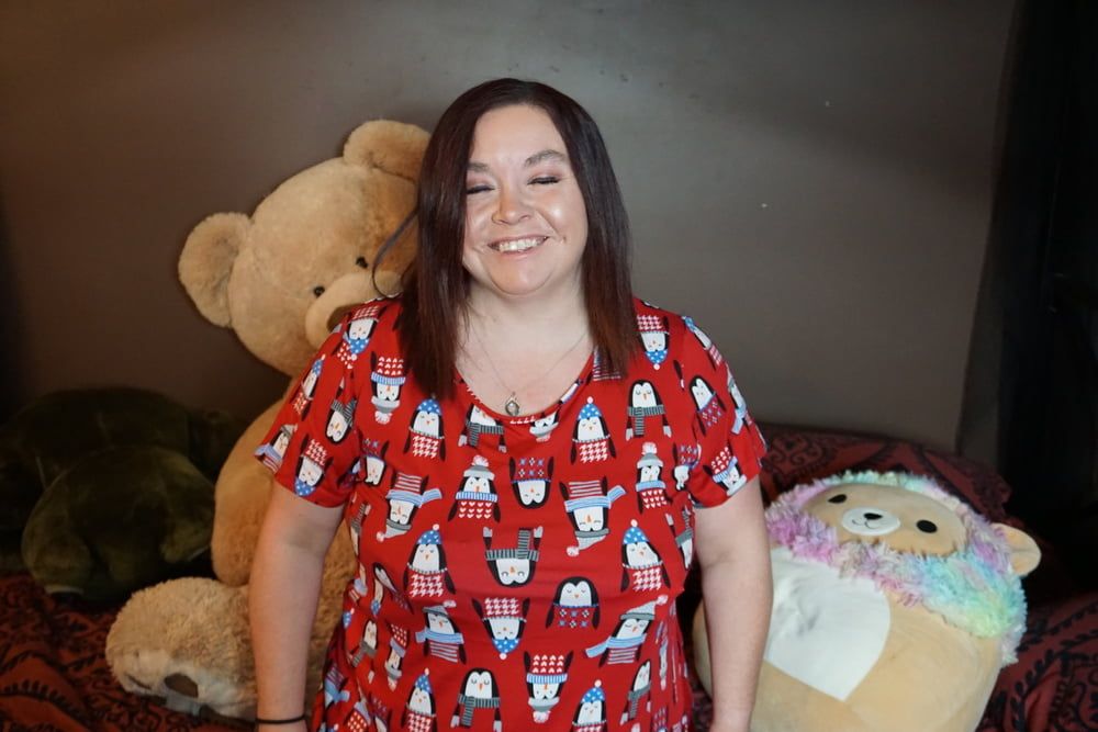 Sexy BBW Christmas Jammies Photoset #27