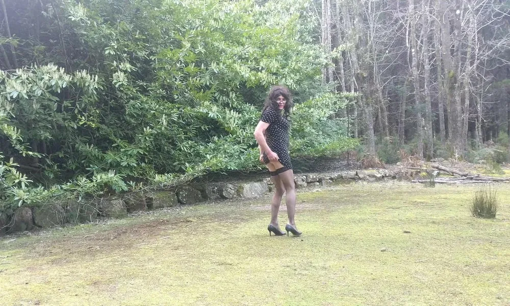 Crossdress Roadtrip Forest walk #2