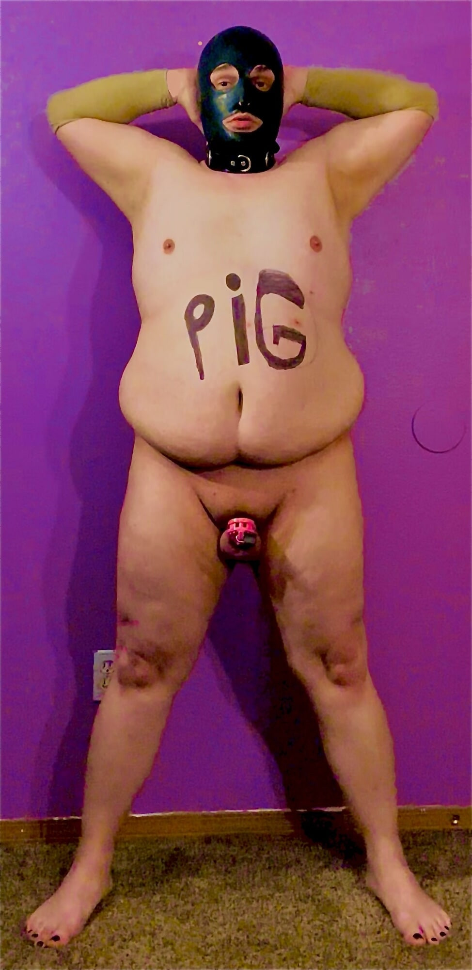 sissy chastity pig slave #13