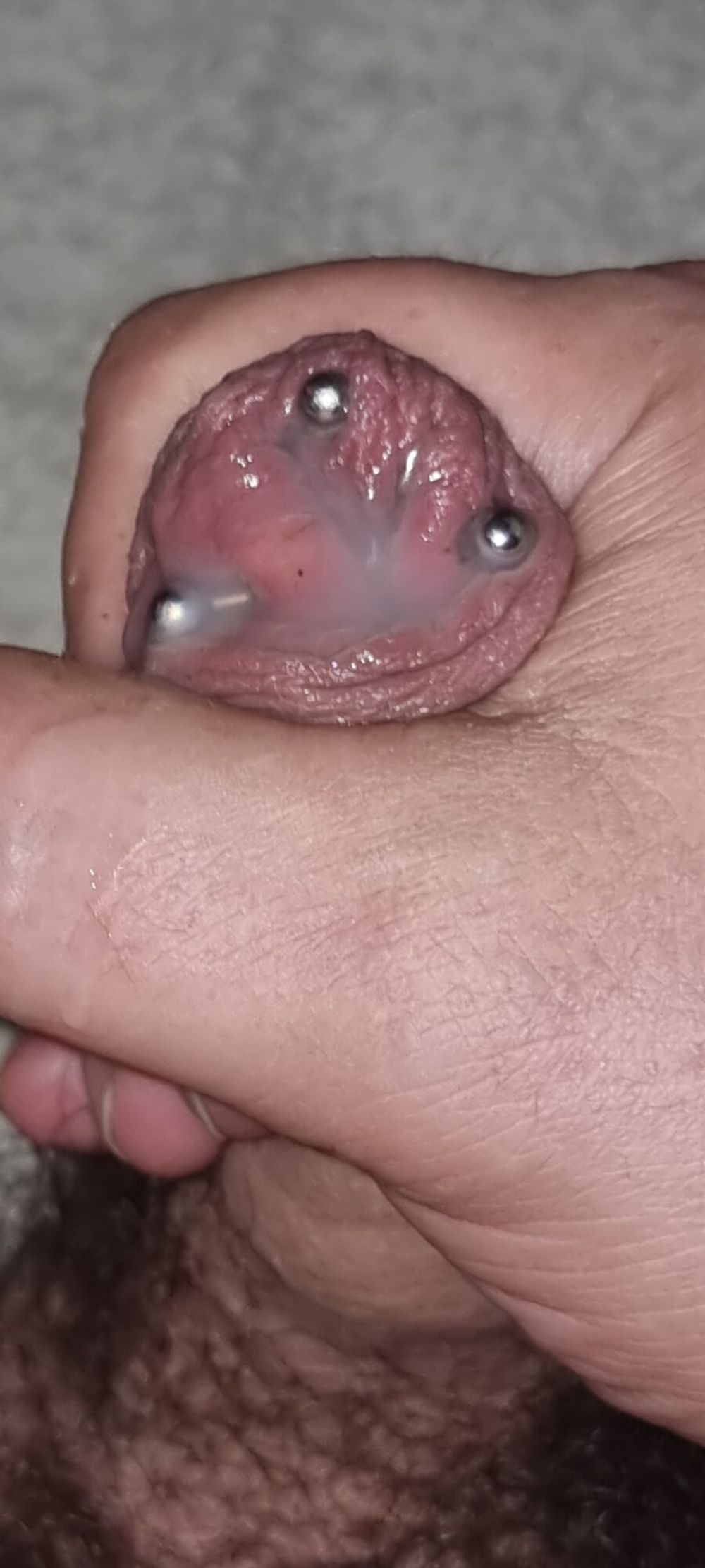 CUM COCK PIERCED #5