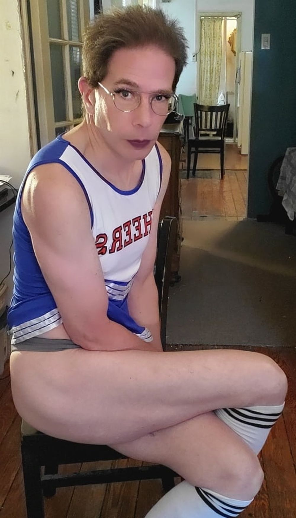 Smooth Big Cock...Cheerleader?!