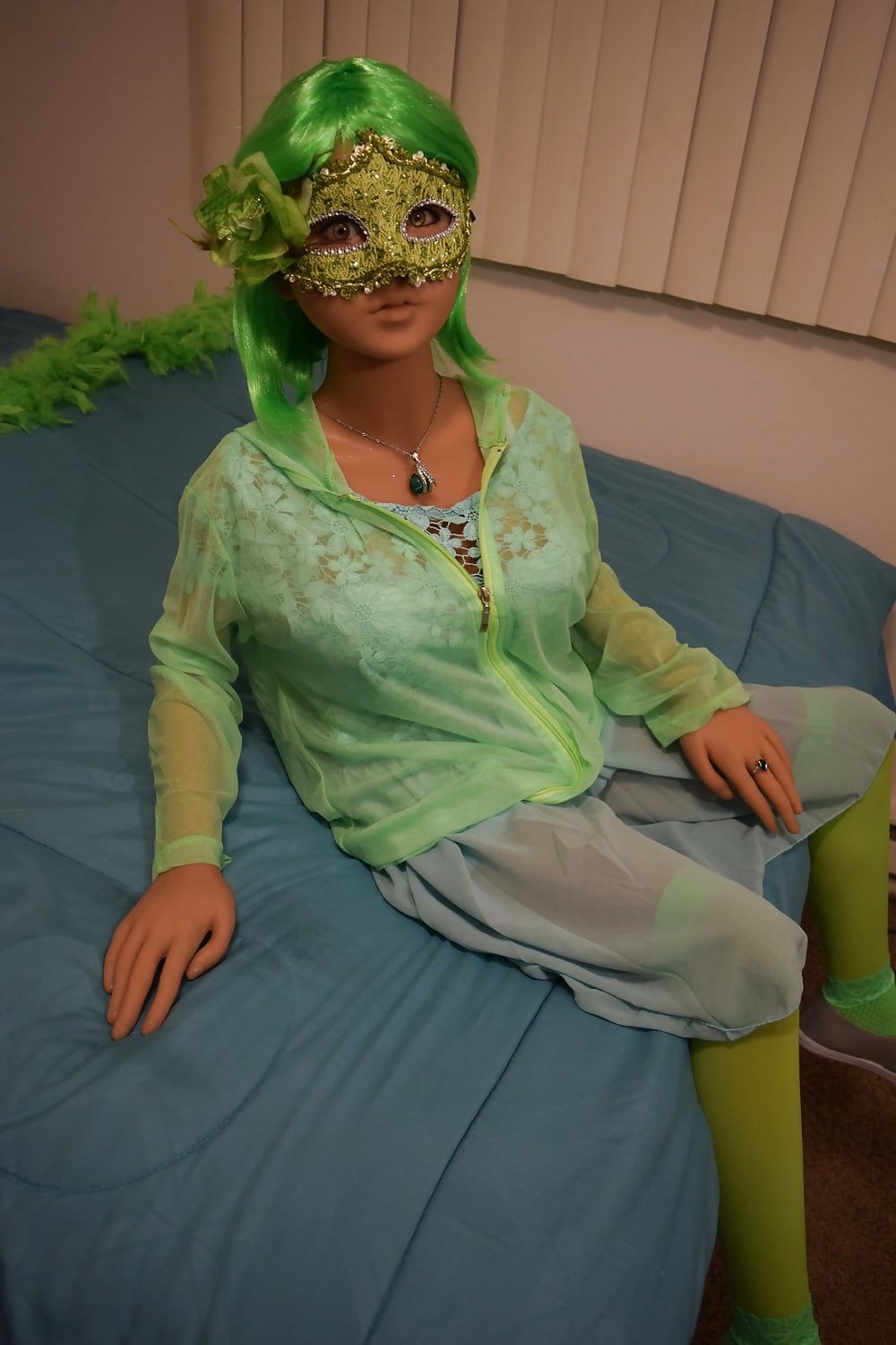 Nina's green mask #4