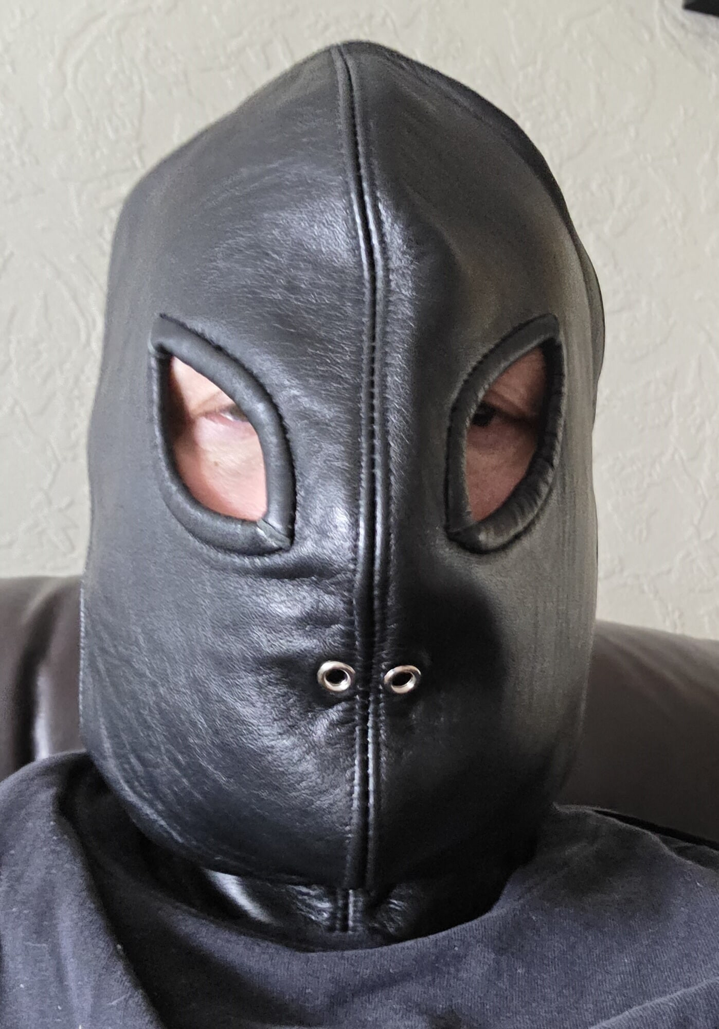 Leather gimp outfit #2