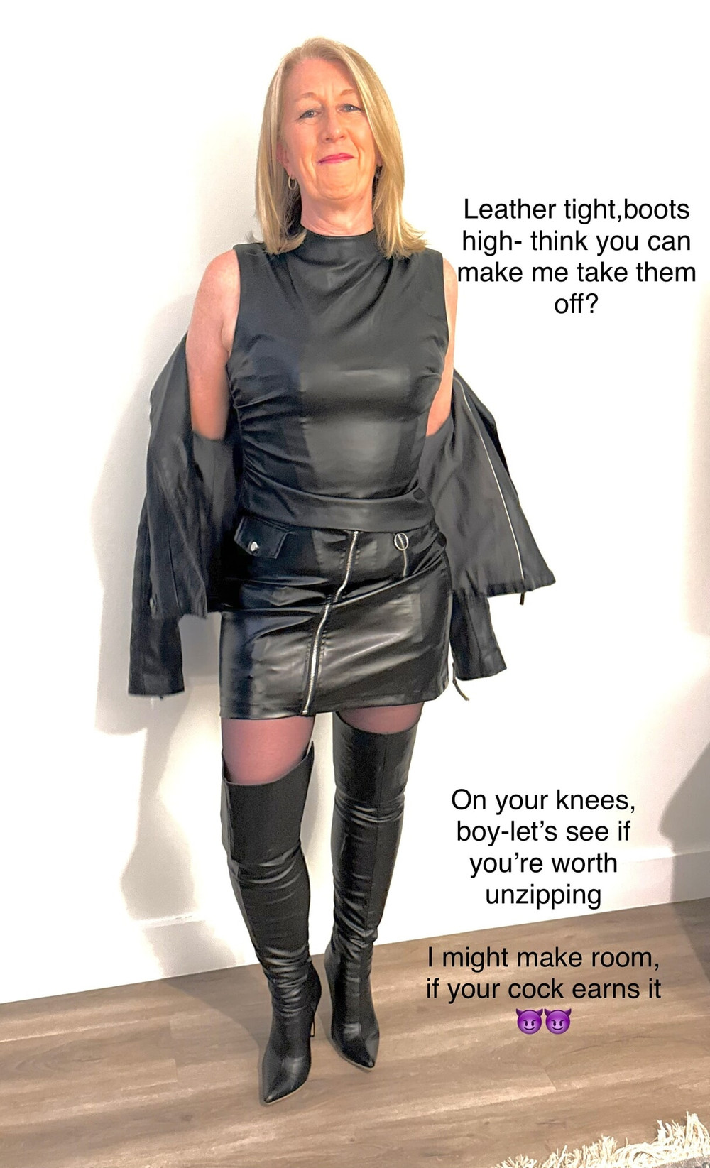 Katie in leather #2