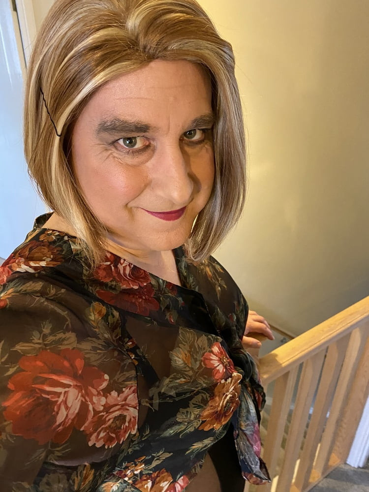 Purple stockings and lingerie #38