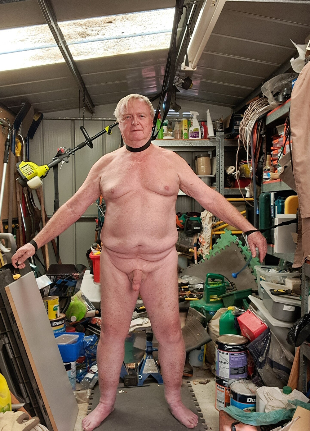 bondage in the shed